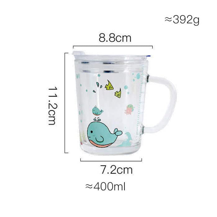 Xfeyaqlo gyermek tejbögre szívószállal, hőálló, 400 ml ló