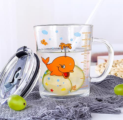 Xfeyaqlo gyermek tejbögre szívószállal, hőálló, 400 ml ló