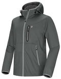 Little Donkey Andy könnyű kapucnis softshell dzseki férfiaknak futáshoz, túrázáshoz