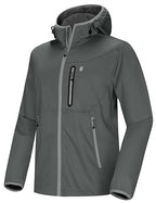 Little Donkey Andy könnyű kapucnis softshell dzseki férfiaknak futáshoz, túrázáshoz