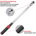 FOURROBBER 1/2 colos nyomatékkulcs 60-330 Nm, autó, motorkerékpár, ± 3% pontosság