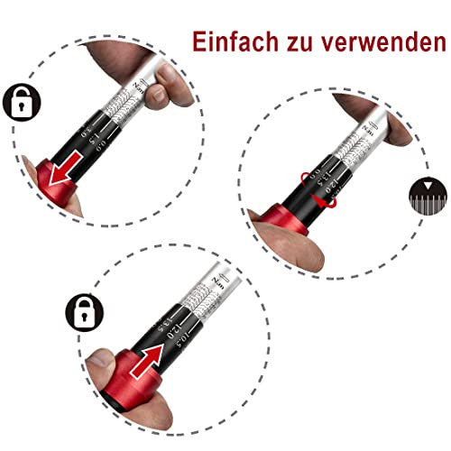 FOURROBBER 1/2 colos nyomatékkulcs 60-330 Nm, autó, motorkerékpár, ± 3% pontosság