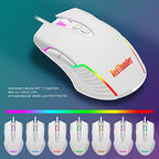 RedThunder K10 gaming billentyűzet és egér szett, QWERTZ DE kiosztás, fémlemez és