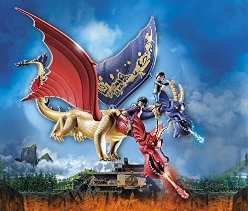 Playmobil DreamWorks Dragons 71080 kétfejű sárkány figura lövő funkcióval