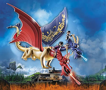 Playmobil DreamWorks Dragons 71080 kétfejű sárkány figura lövő funkcióval