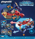 Playmobil DreamWorks Dragons 71080 kétfejű sárkány figura lövő funkcióval