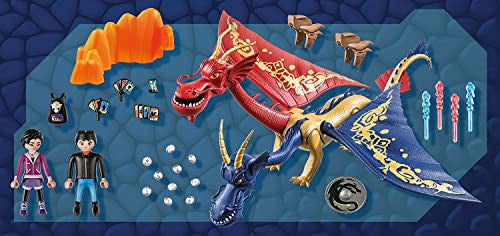 Playmobil DreamWorks Dragons 71080 kétfejű sárkány figura lövő funkcióval