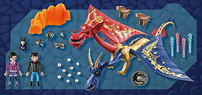 Playmobil DreamWorks Dragons 71080 kétfejű sárkány figura lövő funkcióval