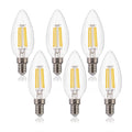 FLSNT E14 LED izzó 5,5W 6 darabos, meleg fehér
