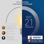 FLSNT E14 LED izzó 5,5W 6 darabos, meleg fehér