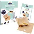 RANJI® 15x újrahasználható szendvicszsákok pirítóhoz, grillhez és mikrohullámúhoz