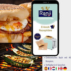 RANJI® 15x újrahasználható szendvicszsákok pirítóhoz, grillhez és mikrohullámúhoz