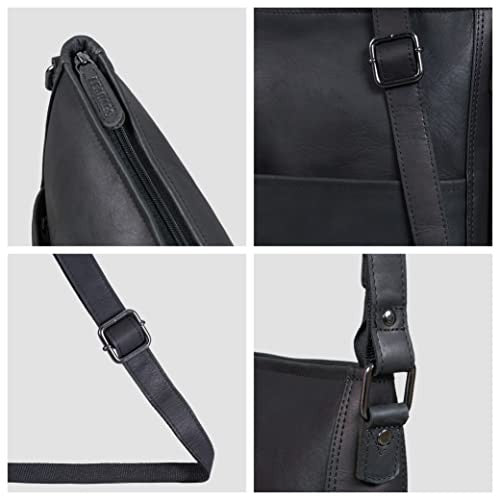 LEABAGS Milano válltáska női, bőr, vintage
