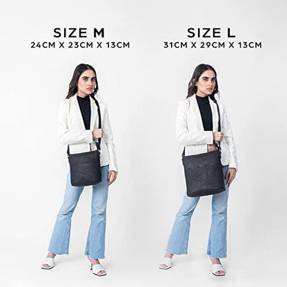 LEABAGS Milano válltáska női, bőr, vintage