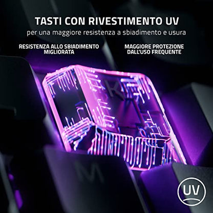 Razer Ornata V3 - lapos mecha-membrán billentyűzet Razer Chroma RGB olasz kiosztás