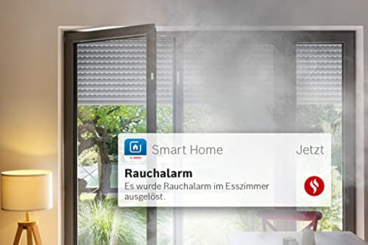 Bosch Smart Home füstérzékelő II, alkalmazás funkcióval, Apple HomeKit kompatibilis