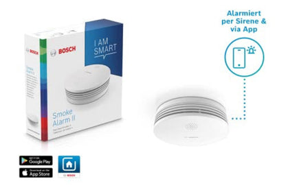 Bosch Smart Home füstérzékelő II, alkalmazás funkcióval, Apple HomeKit kompatibilis