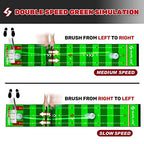 SAPLIZE Golf Putting Mat, Bundle A pályakövetés, több edzésmód vagy Bundle B két
