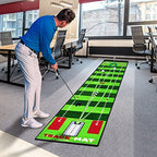 SAPLIZE Golf Putting Mat, Bundle A pályakövetés, több edzésmód vagy Bundle B két