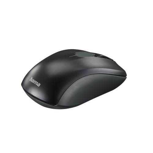 Hama AMW-200 optikai vezeték nélküli egér, 3 gombos antracit/fekete