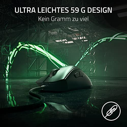 Razer DeathAdder V3 - ergonomikus egér 59 g, 30K érzékelő, Gen-3 optikai kapcsolók