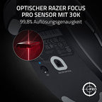 Razer DeathAdder V3 - ergonomikus egér 59 g, 30K érzékelő, Gen-3 optikai kapcsolók
