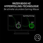 Razer DeathAdder V3 - ergonomikus egér 59 g, 30K érzékelő, Gen-3 optikai kapcsolók