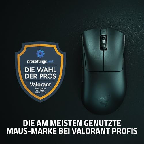 Razer DeathAdder V3 Pro - könnyű vezeték nélküli ergonomikus e-sport egér 63g könnyű