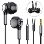Samsung, LG, Xiaomi, Huawei stb. 3,5 mm-es fülhallgató mikrofonnal, sport
