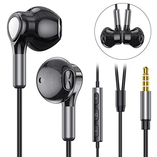 Samsung, LG, Xiaomi, Huawei stb. 3,5 mm-es fülhallgató mikrofonnal, sport