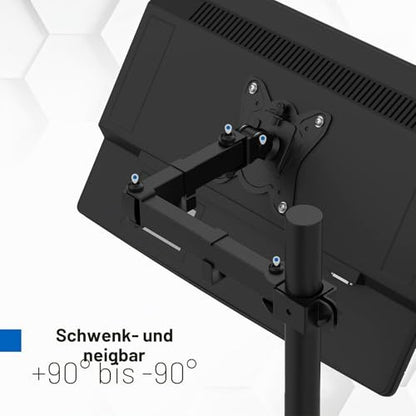 GRIFEMA GB2001-1 monitor kar 13"-32" képernyőhöz fekete/fehér