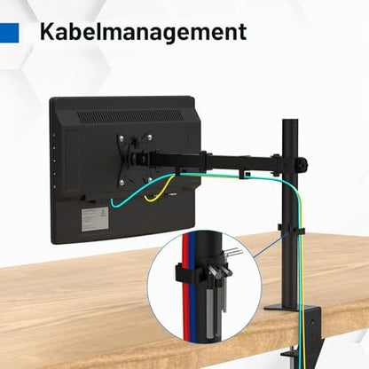 GRIFEMA GB2001-1 monitor kar 13"-32" képernyőhöz fekete/fehér