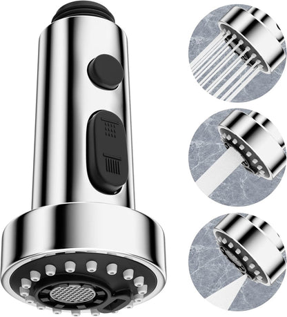 3 funkciós konyhai csapfej csere króm