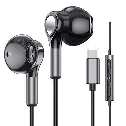 Samsung Galaxy S24 S23 Ultra S22 S21 FE S20 A55 A54 USB C fülhallgató mikrofonnal