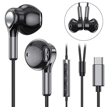 Samsung Galaxy S24 S23 Ultra S22 S21 FE S20 A55 A54 USB C fülhallgató mikrofonnal