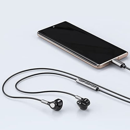 Samsung Galaxy S24 S23 Ultra S22 S21 FE S20 A55 A54 USB C fülhallgató mikrofonnal