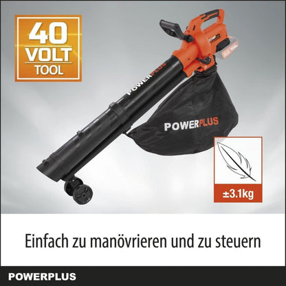 Powerplus Dual Power 3 az 1-ben lombfúvó POWDPG75270-40 V, 210 km/h