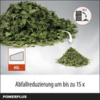 Powerplus Dual Power 3 az 1-ben lombfúvó POWDPG75270-40 V, 210 km/h