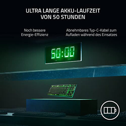 Razer DeathStalker V2 Pro Tenkeyless piros kapcsoló - vezeték nélküli optikai