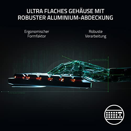 Razer DeathStalker V2 Pro Tenkeyless piros kapcsoló - vezeték nélküli optikai