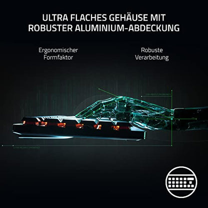Razer DeathStalker V2 Pro Tenkeyless piros kapcsoló - vezeték nélküli optikai