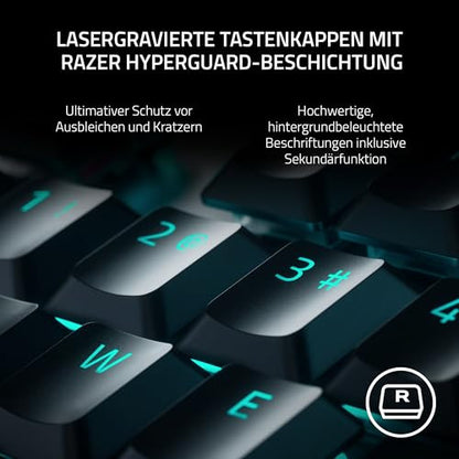 Razer DeathStalker V2 Pro Tenkeyless piros kapcsoló - vezeték nélküli optikai