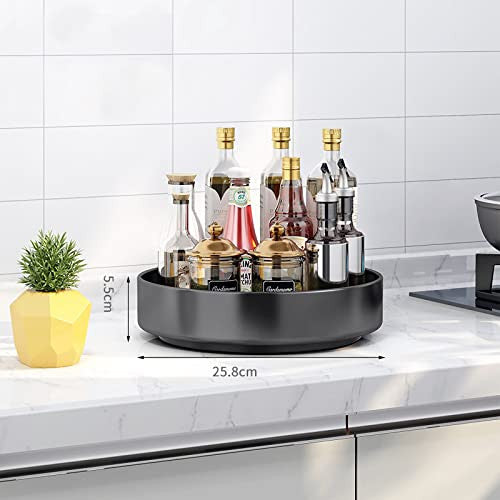XNTONG - 360° forgó tároló, 25,5 cm fűszertartó konyha, szekrény, étkező, fürdőszoba