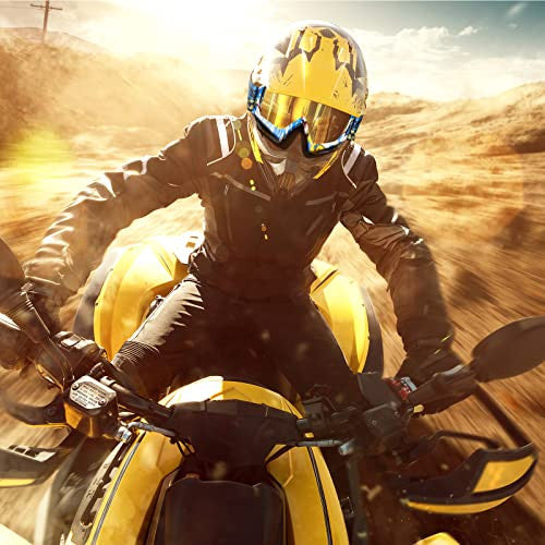Fiada ATV védőszemüveg felnőtteknek, dirt-bike védőszemüveg, páramentes