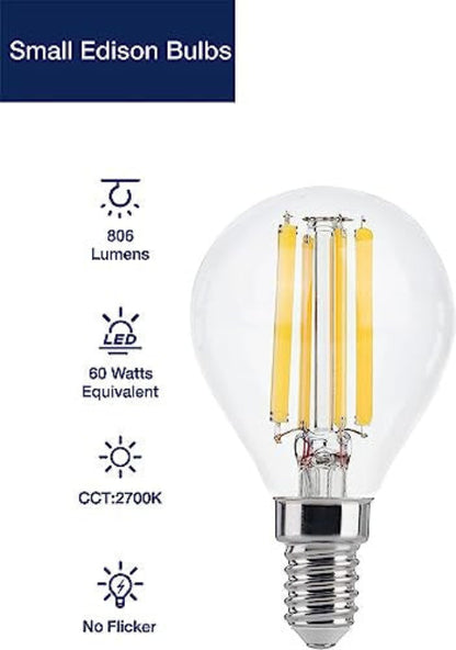 FLSNT E14 LED izzó 6.5W, 2700K, 806LM, 4 darabos