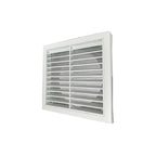 GEFONG műanyag falrács 150mm rovarhálóval fehér, 1 darabos