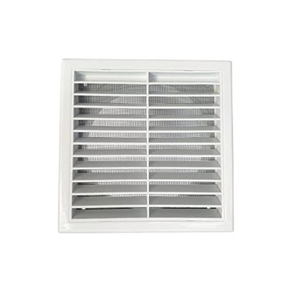 GEFONG műanyag falrács 150mm rovarhálóval fehér, 1 darabos