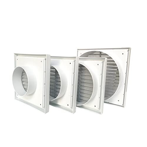 GEFONG műanyag falrács 150mm rovarhálóval fehér, 1 darabos