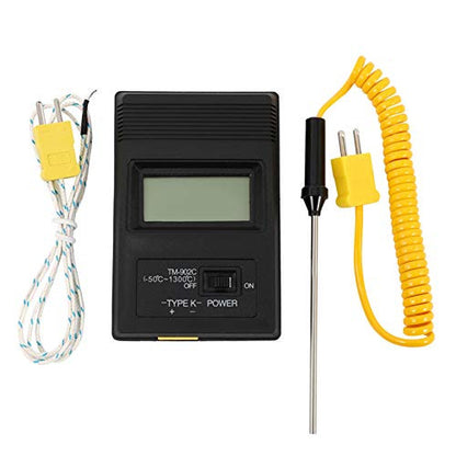Iegefirm TM-902C hőmérsékletmérő -50°C - 750°C digitális K típusú hőmérő érzékelő +