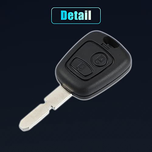 X AUTOHAUX CE0165 autókulcs burkolat 2 gombos Peugeot 307
